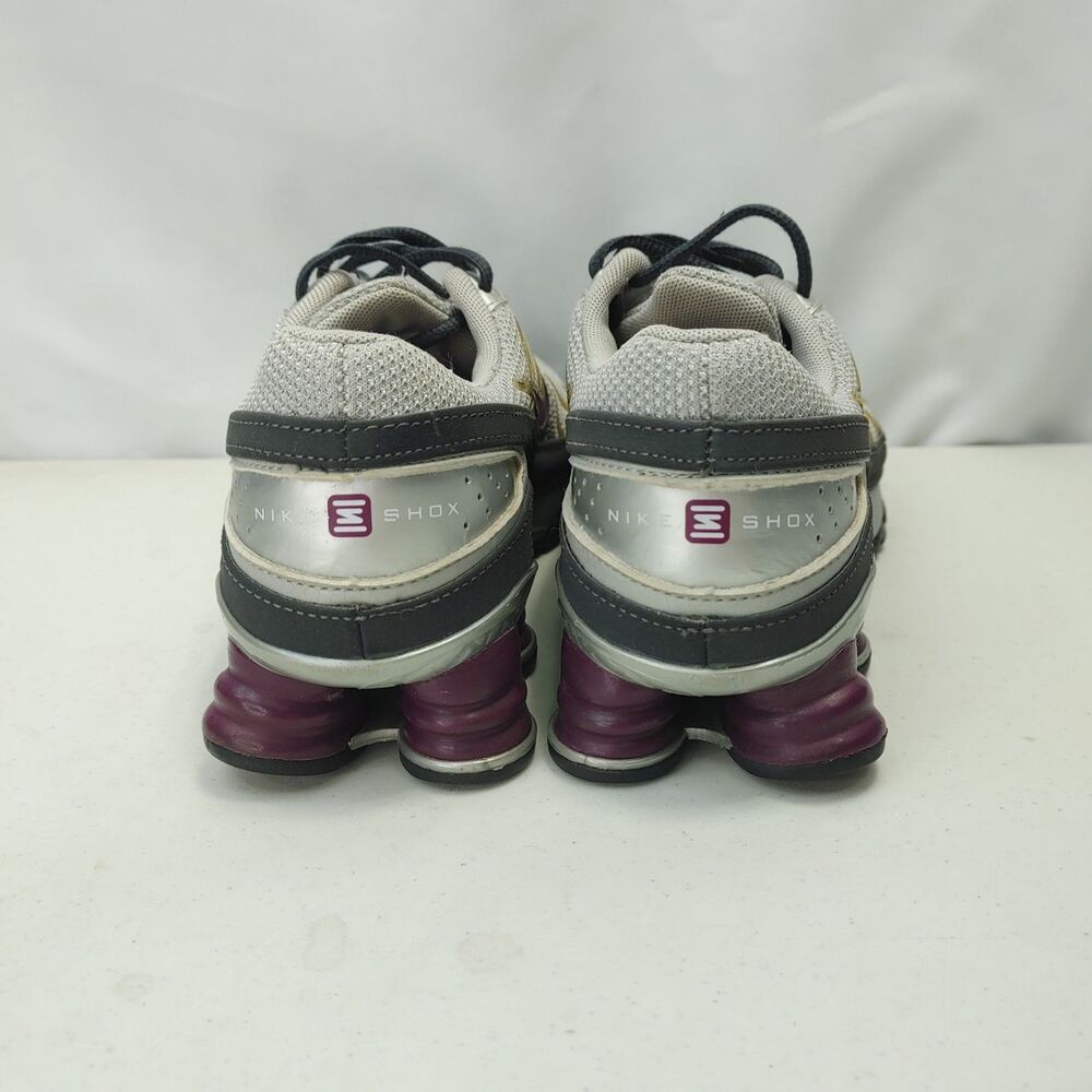 Nike Shox Turbo VII Women's Size 7.5 Athletic Sneakers Silver Purple 324749-051 - Picture 3 of 10